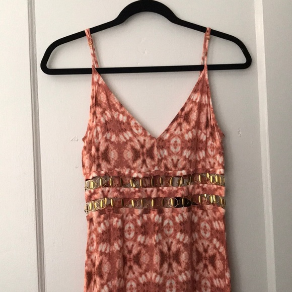 Tie dye cut out bohemian maxi dress - Picture 2 of 10